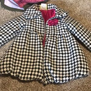 Toddler girl dress coat